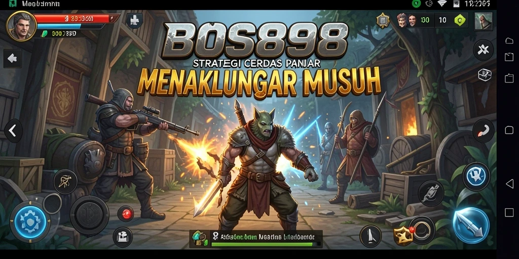 Tampilan gameplay Strategi yang menegangkan di BOS898.