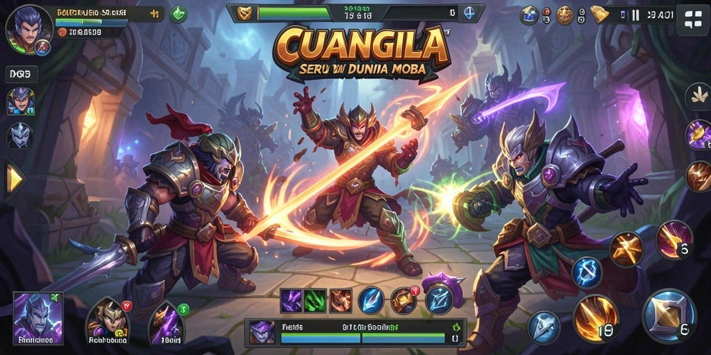 Tampilan visual menarik dari gameplay seru di CUANGILA.