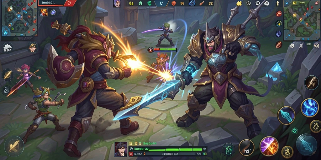 Gameplay seru K234 dalam pertarungan MOBA