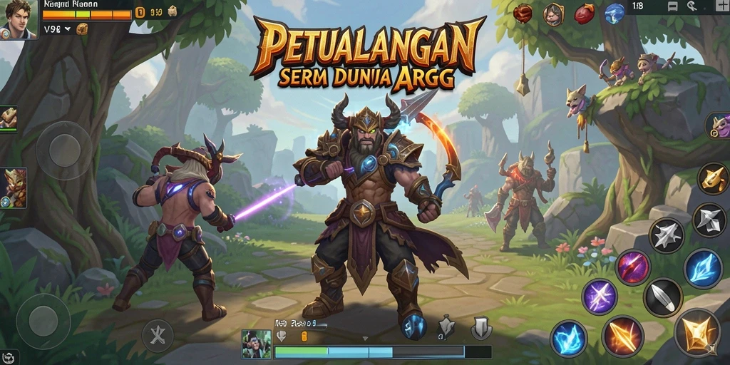 Tampilan fantastis dari aksi gameplay ARPG yang mendebarkan.